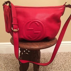 Gucci Soho medium Pebbled Leather Hobo